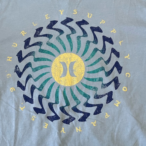 Hurley Light Blue Everyday Tee - Picture 1 of 8